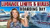 12 Cruise Embarkation Luggage Rules All Cruisers Must Know