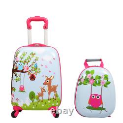 12 in. Backpack Case for School Travel Sika Deer (2-Pieces Kids Luggage Set)