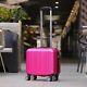 18 Inch Travel Suitcase Spinner Wheels Carry On Cabin Rolling Luggage Trolley