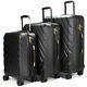 19v69 Italia Arrow 3 Piece Expandable Spinner Luggage Set