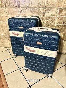 2-Pcs Jessica Simpson Hardside Spinner Suitcase Luggage Set