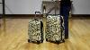 2 Piece Leopard Luggage Set