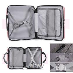 2 Pieces Sets Suitcase Trolley Case 18 Underseat Luggage 14 Toiletries Box
