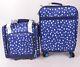 2-pc Pottery Barn Kids Or Teen Under The Seat & Carry On Luggage Set, Blue Dot