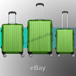 20'' 24'' 28'' 3 pieces luggage travel set bag suitcase with spinning wheels