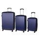 20 24 28 3pcs Luggage Travel Set Bag Abs Hard Shell Suitcase Lightweight