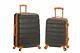 20, 28 2 Piece Expandable Spinner Hard Luggage Set Charcoal