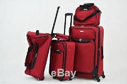 $200 NEW TAG Travel-Collection Springfield III 5 PC Suitcase Luggage Set Spinner