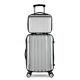 2pcs/set Unisex Travel Suitcase Luggage Trolley Password Rolling Suitcase Case