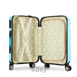 2PCS/Set Unisex Travel Suitcase Luggage Trolley Password Rolling Suitcase Case