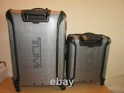 2pc Set TUMI Terga-Lite Graphite Carry on & 28 full size luggage suitcase