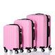 3 Pcs Luggage Travel Set Bag Abs Trolley Hard Shell Suitcase Withtsa Lock