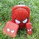 3 Pcs Spiderman Cartoon Trolley Suitcase Set Children School Bag Christmas Gift