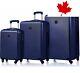3-piece'iconic Collection' Hardside Spinner Luggage Set, Navy