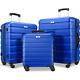 3 Piece Luggage Set Hard Shell Suitcase Set Spinner Wheels Travel Trips Business