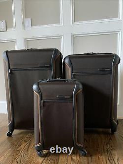 3 Piece New Tumi Luggage Set in Brown (MSRP $2,385)