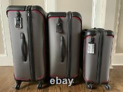 3 Piece New Tumi Luggage Set in Gray (MSRP $2,235) Ballistic Nylon 4 wheels