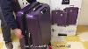 3 Piece Purple Luggage Travel Set From Costco