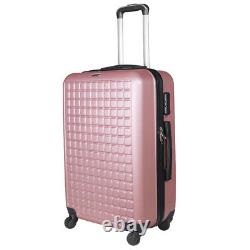 3 Piece/Set Luggage Hard Shell Cases ABS 360° Wheeled Suitcase Bags 20 24 28