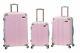 3 Piece Sonic Upright Spinner Hard Luggage Set Abs Mint