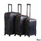3-piece Carry On Luggage Set Blue Hardcase Spinner Upright Suitcase Rolling New