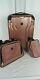 $300 Tag Legacy 20'' Carry On 3 Pc Luggage Set Hard Side Suitcase Rose Pink