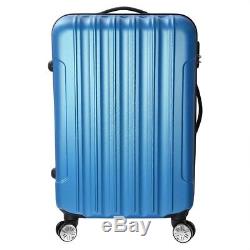 3PCS Luggage Set Travel Bag Trolley ABS Spinner Hard Shell Suitcase 20 24 28