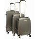 3pcs Hard Shell Suitcase Set Hand Travel Luggage Sets 4 Wheel Trolley Case Cabin