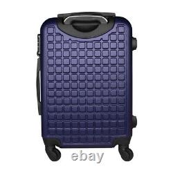 3pcs Luggage Wheeled Spinner Travel Bag Lightweight Hard Shell Suitcase Set SALE