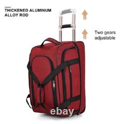 3pcs et Foldable Expandable Softside Luggage Travel Suitcase with Spinner Whees