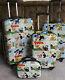 4 Luggage Set New Visionair Felix The Cat Comic Book'd 4-piece Hardside Spinner