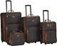 4-piece Luggage Set, Expandable Suitcase Carry-on Tote Duffle Bag Travel Kit