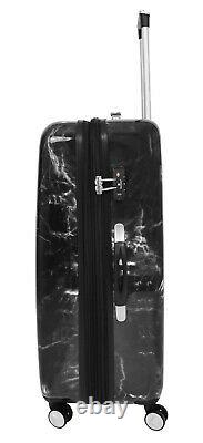 4 Wheel Luggage Hard Shell Expandable Suitcases Lightweight Travel Bags Granite