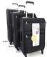 4 Wheel Spinner Set Of 3/single L Weight Cabin Luggage Trolley Travel Suitcases