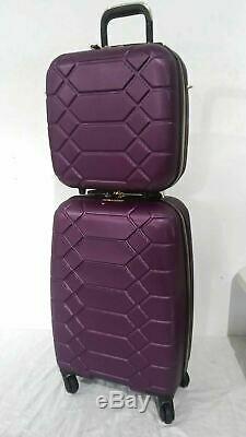 $400 Aimee Kestenberg Diamond 2-PC Carry-On Luggage Set Under seat Bag