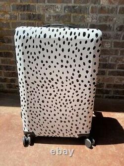 $425 NEW CALPAK Chipp Cream 3 Piece Luggage Set Hardside Spinner Dot Print