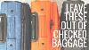 5 Things Not To Pack In Your Checked Baggage