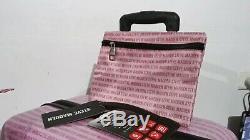 $500 New Steve Madden Signature 6 PC Luggage Set Hard Suitcase Spinner Pink