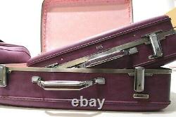 60s Vintage Purple American Tourister Hard Case 3 Piece Luggage Set