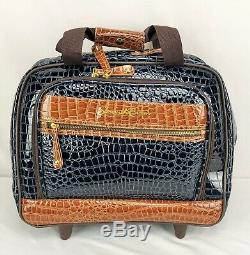 8 pc SAMANTHA BROWN NAVY CLASSIC SPINNER LUGGAGE SET NEW