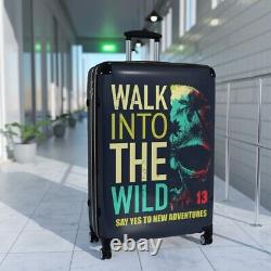 Adventure-Themed Human Skull Luggage Set Walk Into the Wild Travel Essential
