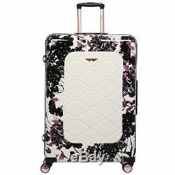 Aerolite 55cm Hard Shell 4 Wheel Travel Hold Luggage Cabin Bag Cases Black