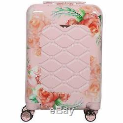 Aerolite 55cm Hard Shell 4 Wheel Travel Hold Luggage Cabin Bag Cases Rose Blush