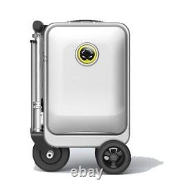Airwheel SE3S Electric Mini Smart Silver Scooter Luggage 20 Inch Riding Suitcase