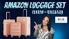 Amazon Luggage Set Review Giveaway