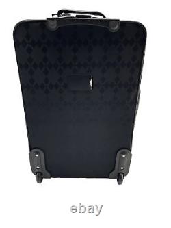 American Flyer Argyle Jacquard -5PC Luggage set -Black
