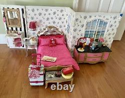 American Girl Doll Grand Hotel & Truly Me Travel In Style Rolling Luggage Set