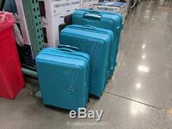 American Tourister 3 piece Hardside Spinner Set dimensions 29 25 carry on 20