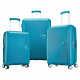 American Tourister Curio 3-piece Hardside Spinner Luggage Set Biscaye Blue