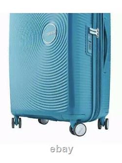 American Tourister Curio 3-piece Hardside Spinner Luggage Set Blue MSRP $249